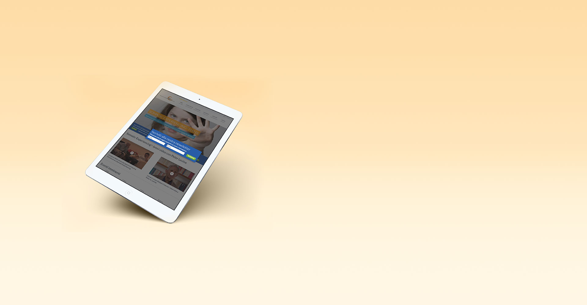 Sito web per associazioni e corsi formativi Somatic Experiencing Italia