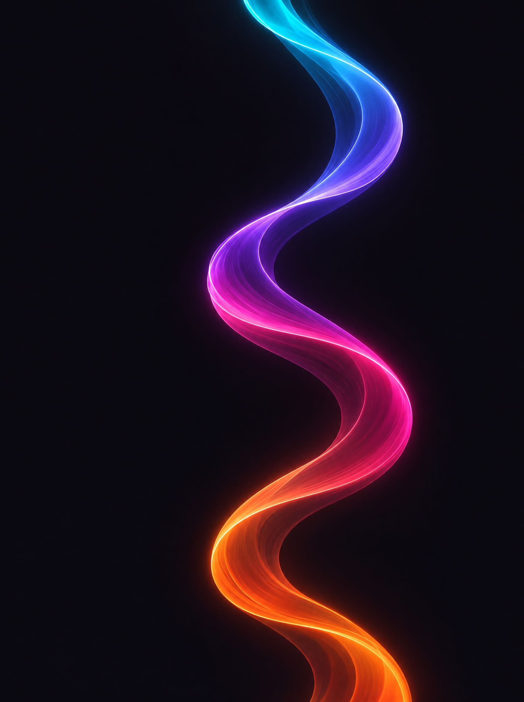 Percorso di luce continuo che scende fluido — UX e UI per una navigazione ottimale