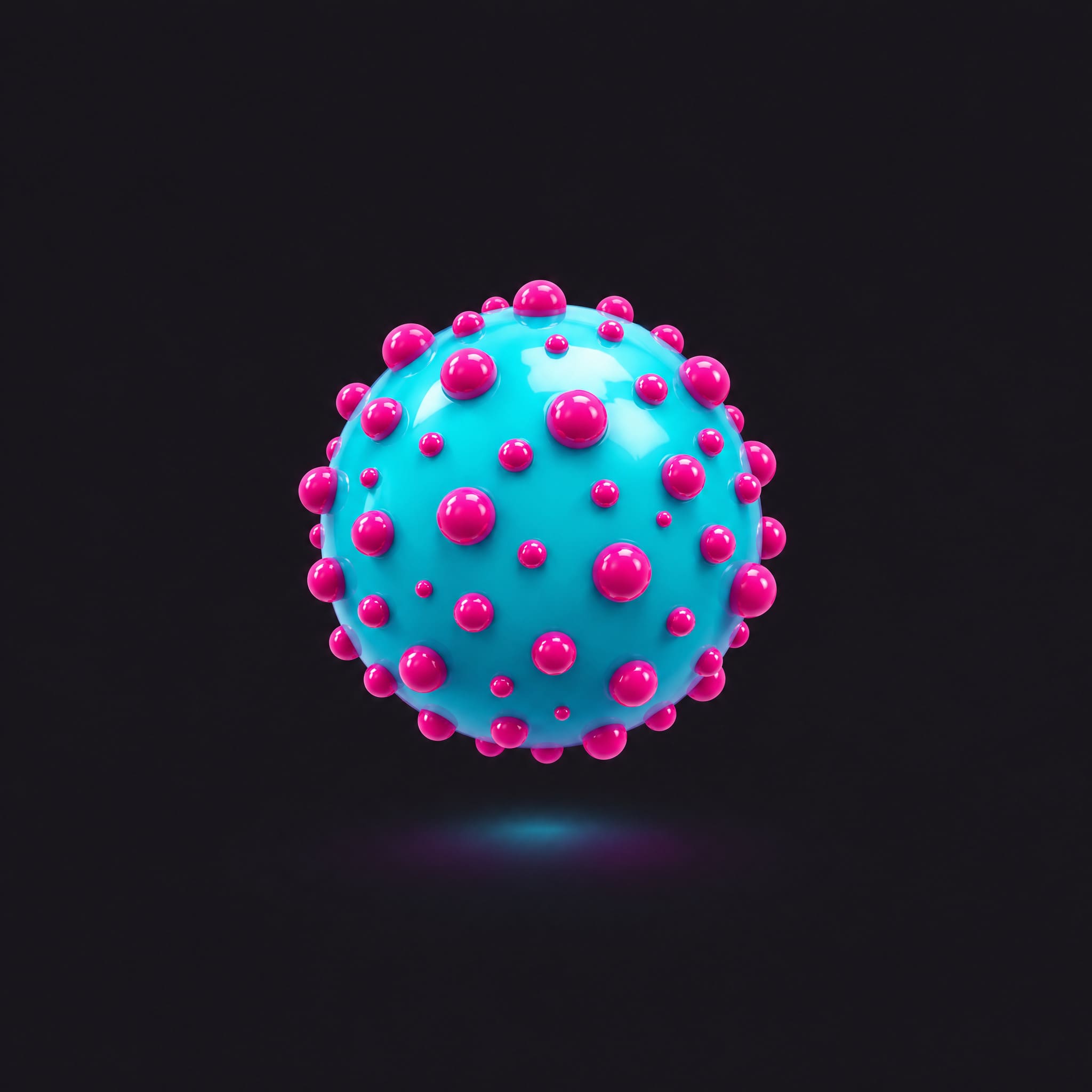 Icona sfera con punti diffusi in superficie — l'App raggiunge potenzialmente milioni di utenti